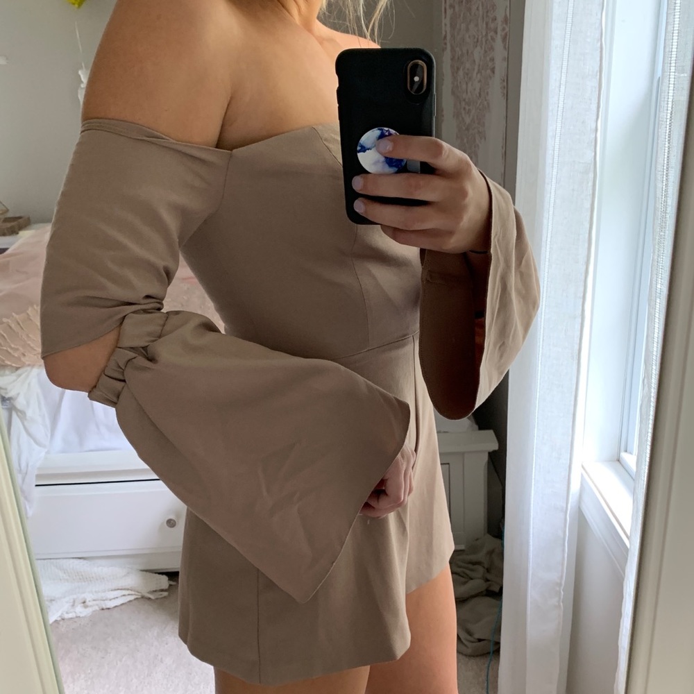 Missguided Tan Romper